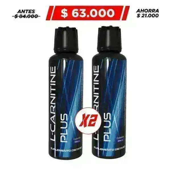 2 Unid L-Carnitine Plus 500 ml - Zona FIT