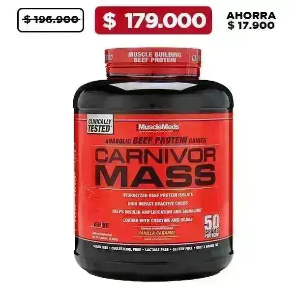 Oferta Carnivor Mass 5.7 lb - Zona FIT