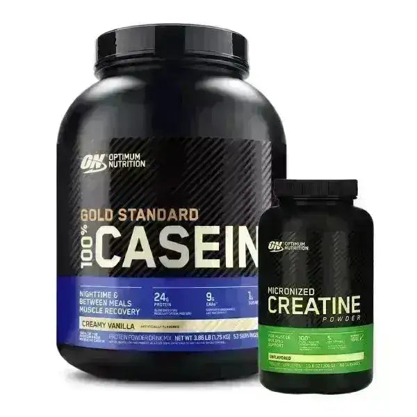 Gold Standard 100% Casein 3.8 lb + Creatine Micronized 300 gr - Zona FIT