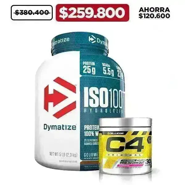 ISO100 5 Lb + C4 Original 30 Serv - Zona FIT