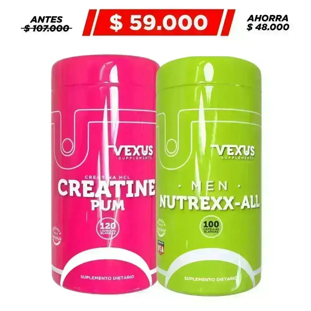 Creatine Pum 120 caps + Multivitaminico 100 caps - Zona FIT