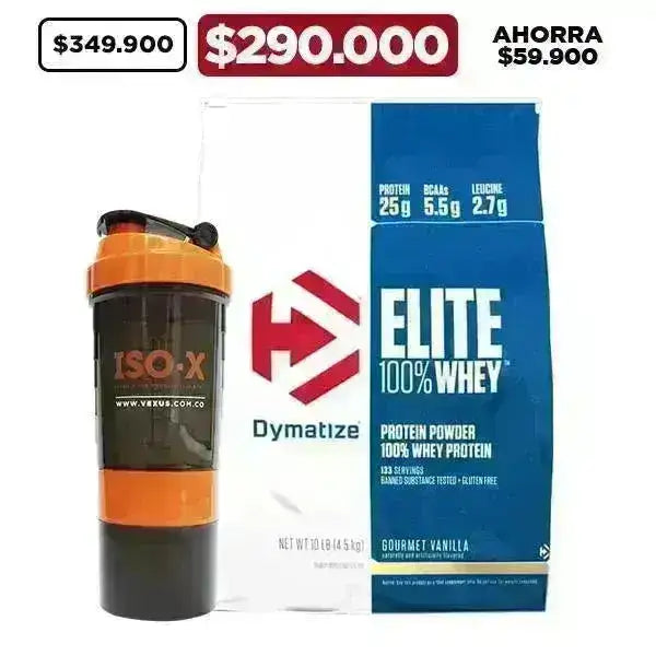 Elite Whey Protein 10lb + Shaker - Zona FIT