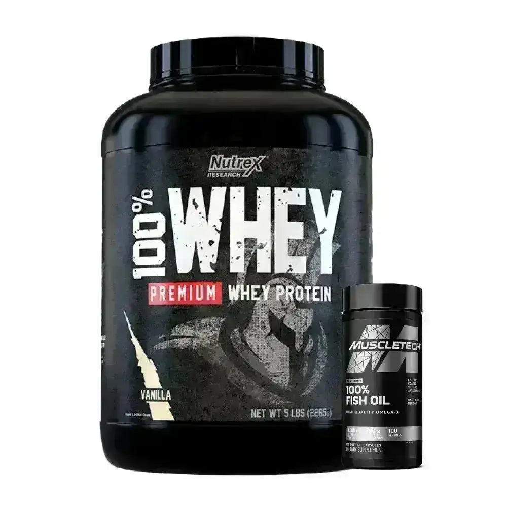100% Whey Premium 5 lb + Omega 3 100 caps - Zona FIT