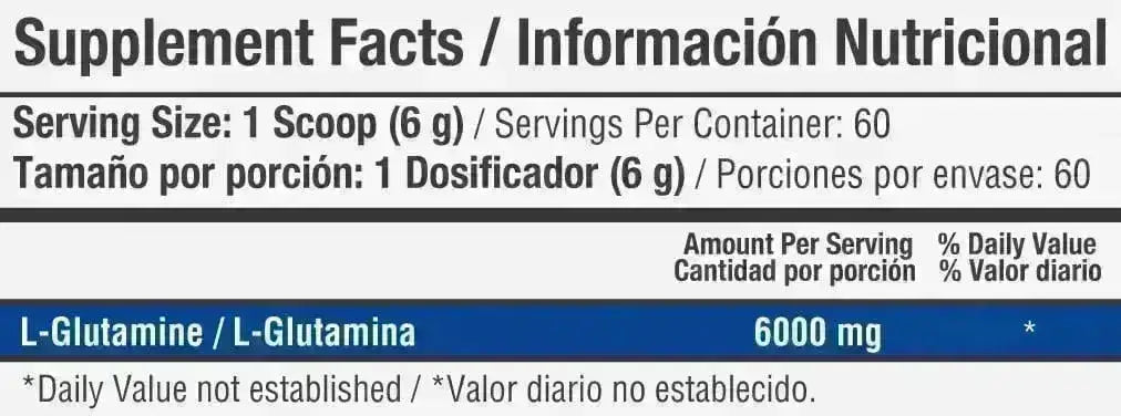 L-Glutamine Healthy Sports - Zona FIT