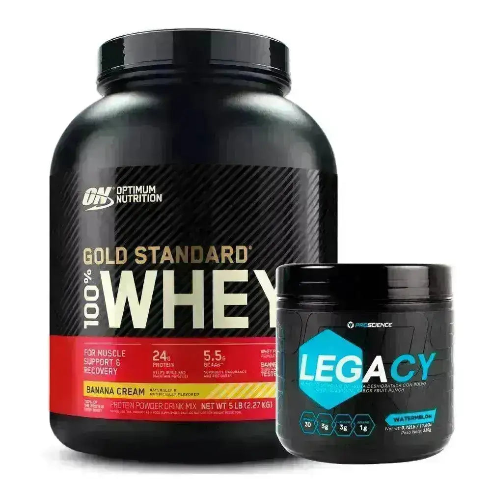 Gold Standard Whey 5 lb + Legacy 240 gr - Zona FIT