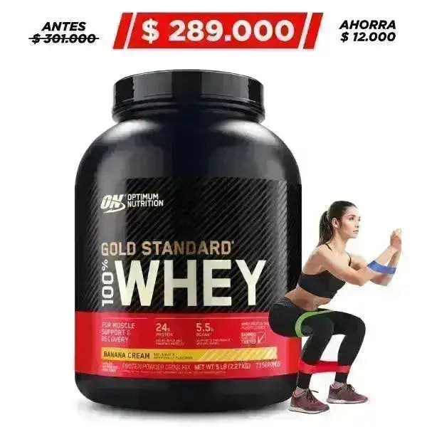 Gold Standard 100% Whey 5 lb + Obsequio - Zona FIT