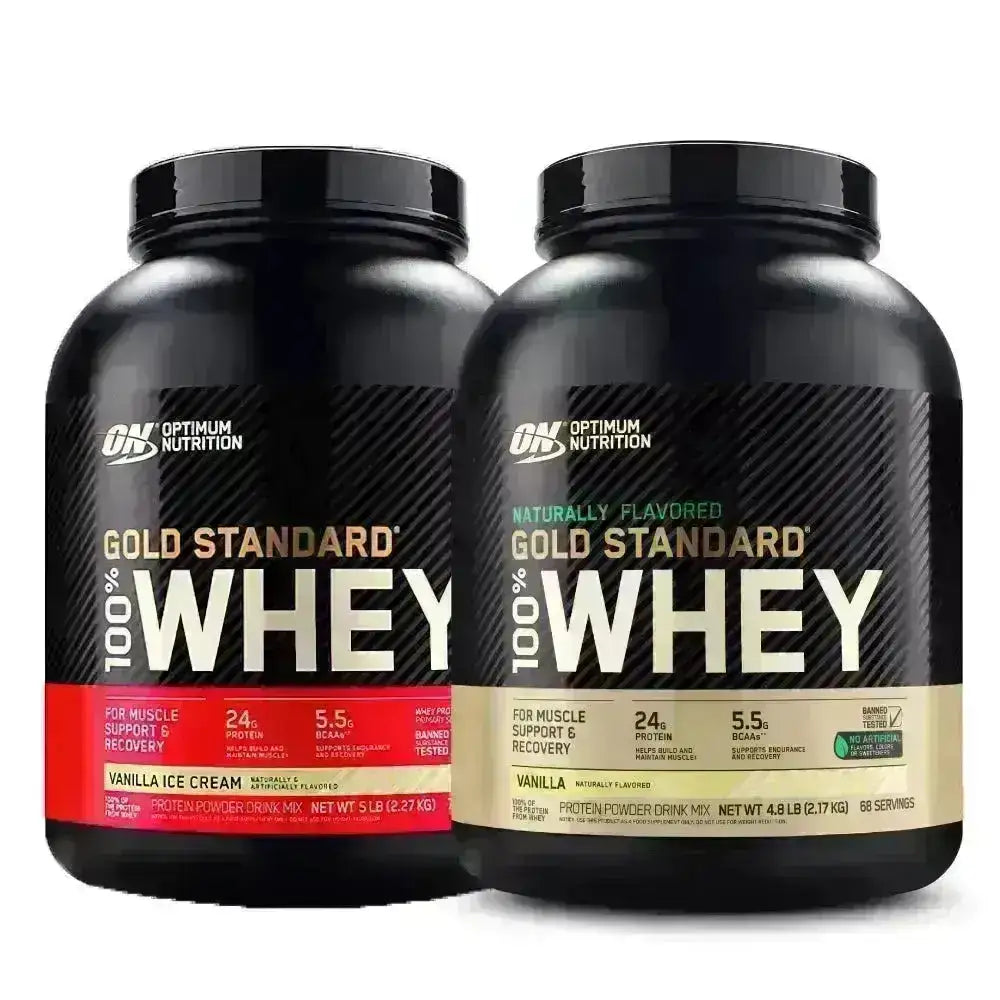 Gold Standard Naturally Flavored 4.8 lb + Gold Standard 5 lb - Zona FIT