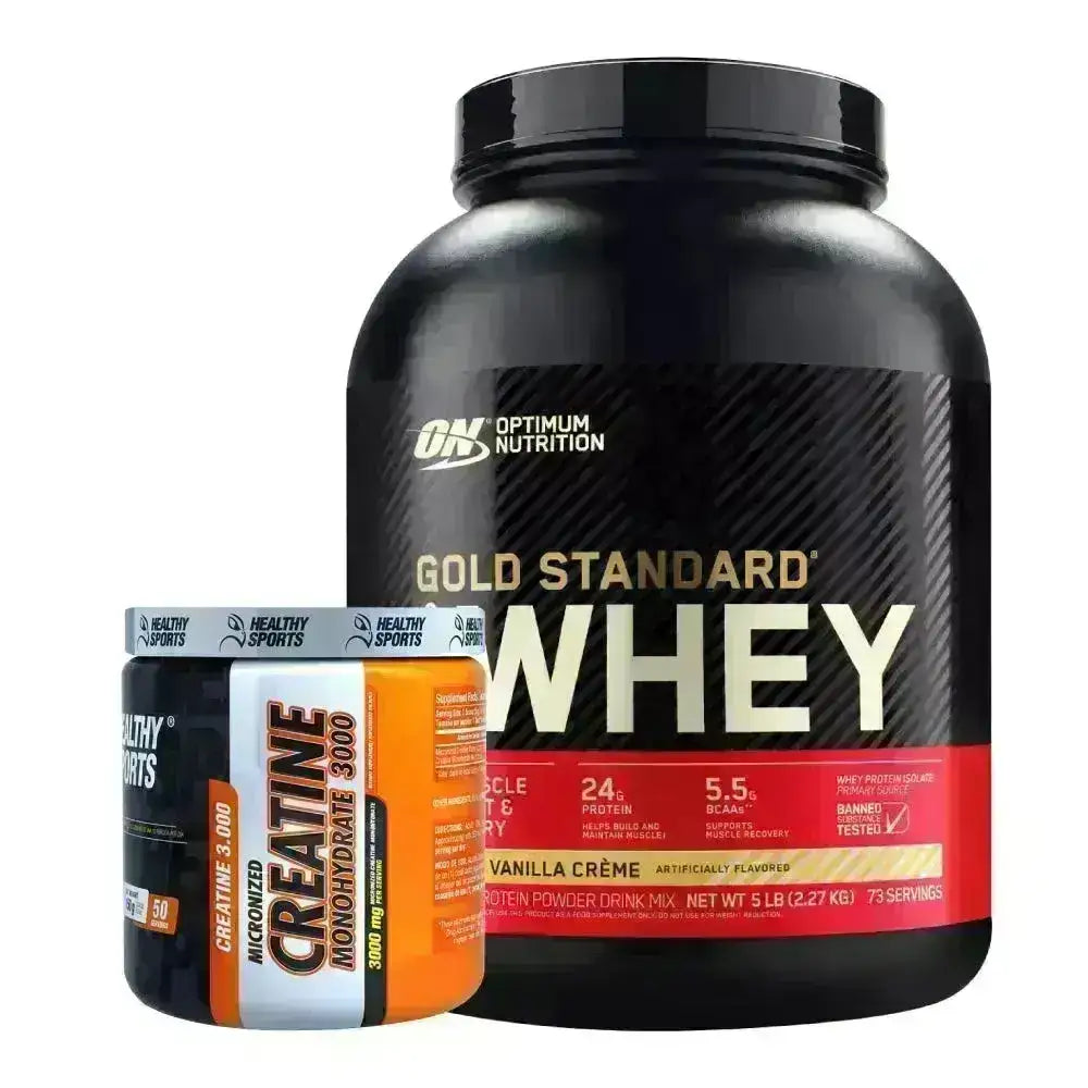 Gold Standard 5 lb + Creatine Monohydrate 150 gr - Zona FIT