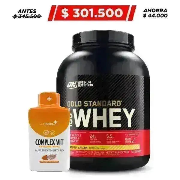 Gold Standard 100% Whey + Multivitamínico 100 Caps - Zona FIT