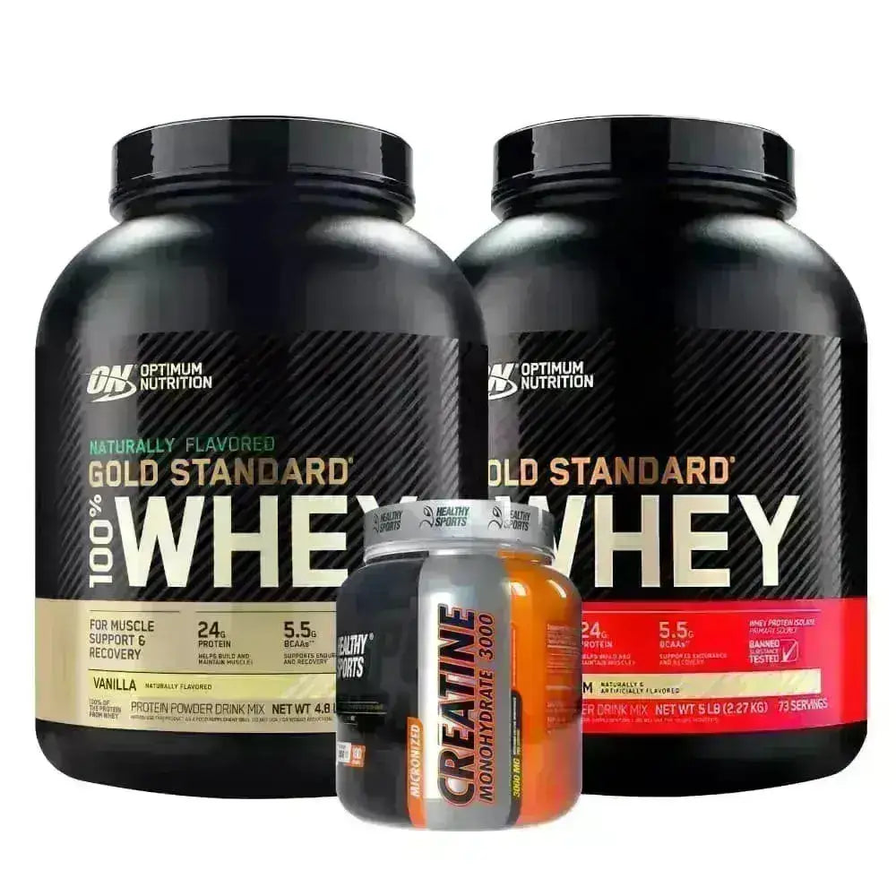 Gold Standard Natural 4.8 + Gold Standard 5 lb + Creatine Healthy 300 gr - Zona FIT