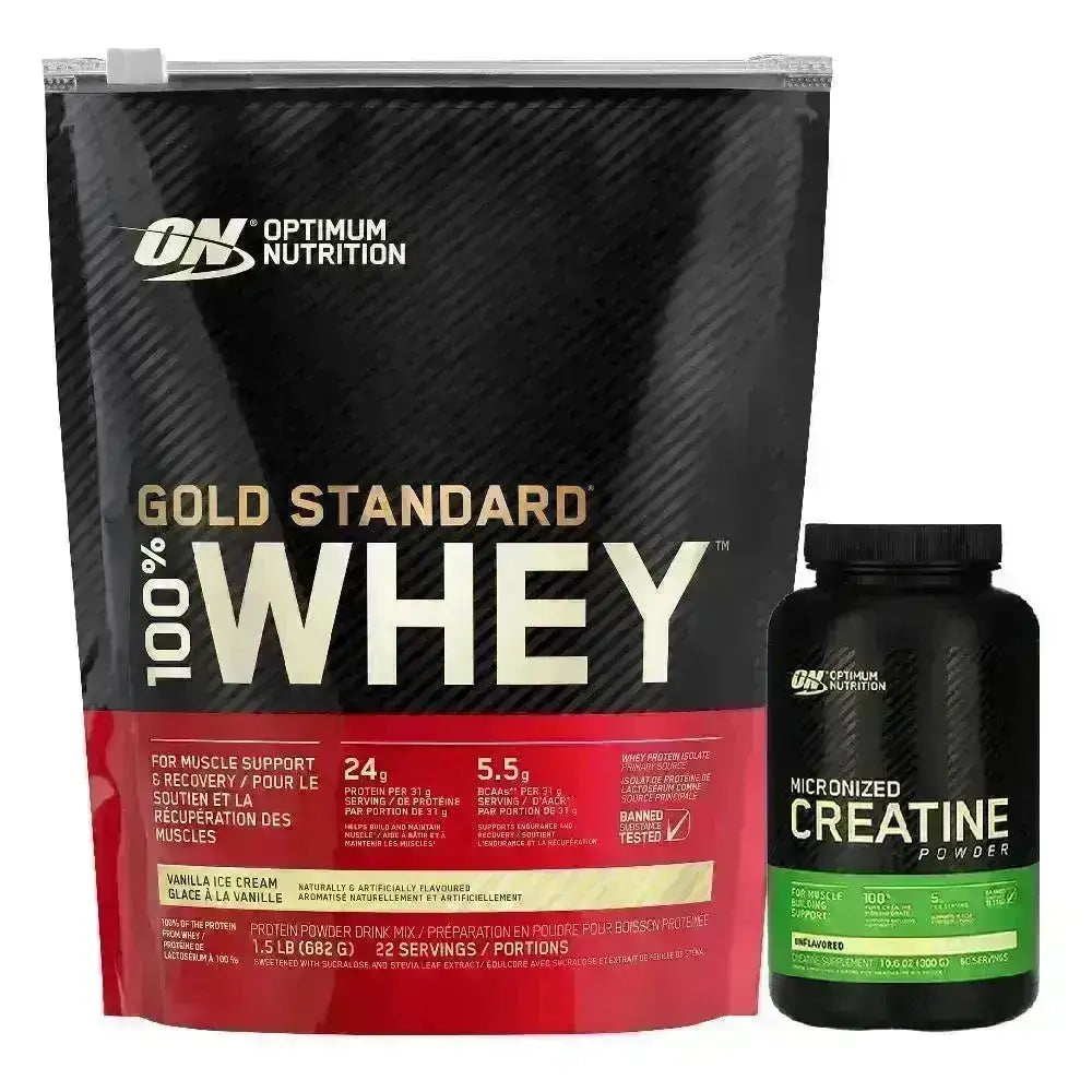 Gold Standard 22 serv + Creatine Optimum 300 gr - Zona FIT