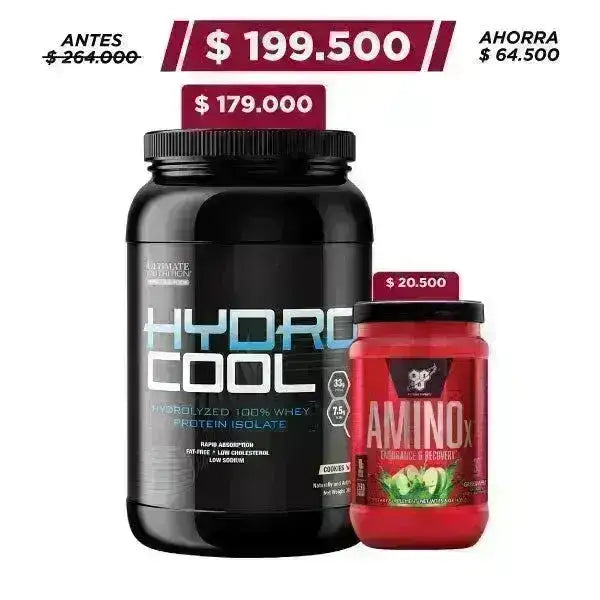 Hydro Cool 3 lb + AminoX 30 serv. - Zona FIT
