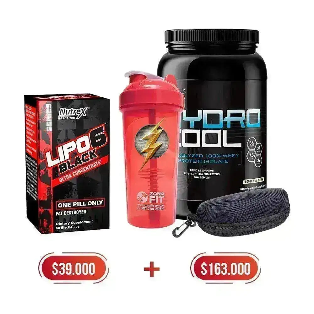 Oferta Hydro Cool 3 lb + Lipo 6 Black UC + Obsequios - Zona FIT
