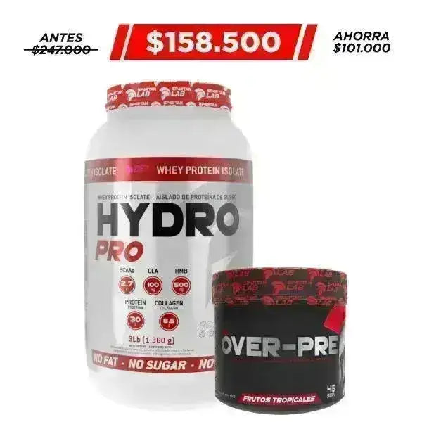 Hydro Pro 3 lb + Over Pre 45 serv - Zona FIT