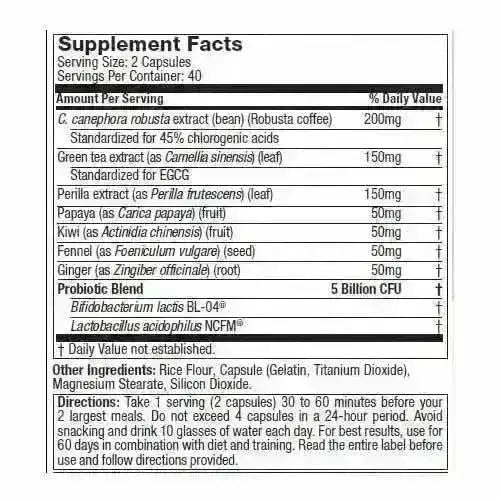 Hydroxycut Ultra Probiotic 80 Caps Muscletech - Zona FIT