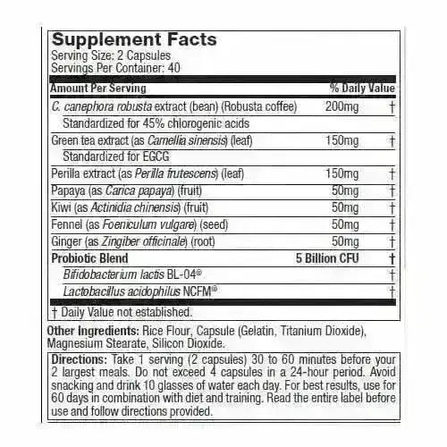 Hydroxycut Ultra Probiotic 80 Caps Muscletech - Zona FIT