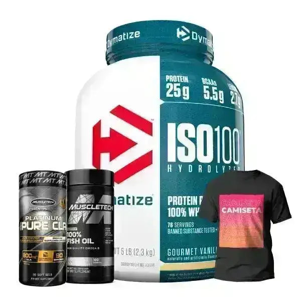 ISO100 5 lb + Pure CLA 90 caps + Omega 3 100 caps - Zona FIT