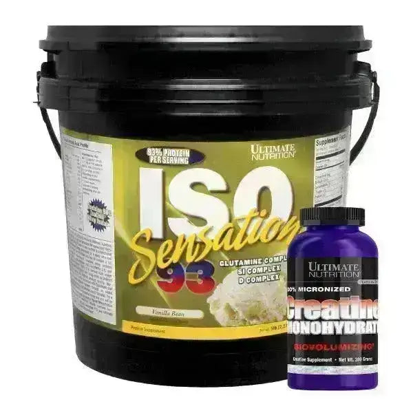 ISO Sensation® 93 5 lb + Creatine Ultimate 30 serv - Zona FIT