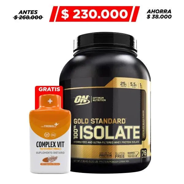 100% Isolate 5 lb + Complex VIT 100 caps - Zona FIT
