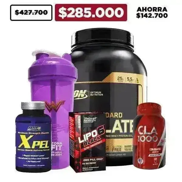 Oferta Gold Standard 100% Isolate 5 lb en combo - Zona FIT