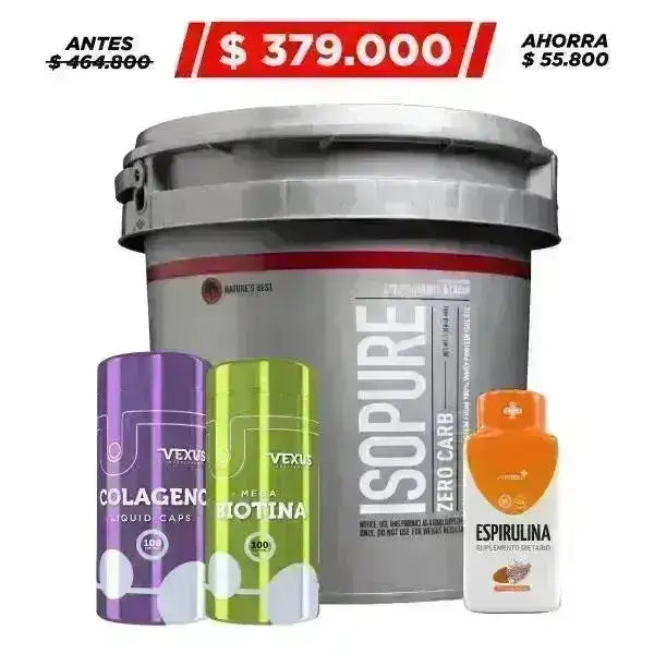 Isopure® Zero Carb 7.5 lb + Obsequios - Zona FIT