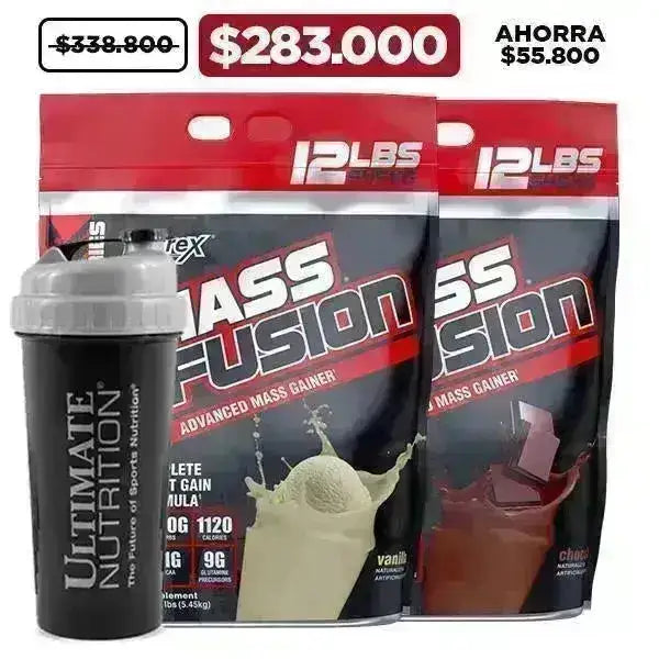 2 Unid. Mass Infusion 12 lb + Shaker - Zona FIT