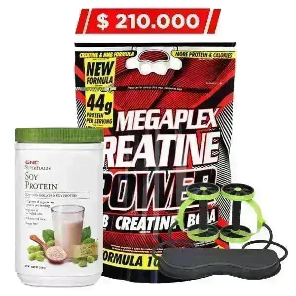 Megaplex Creatine Power 10 lb + Soy Protein 315 gr + Obsequio - Zona FIT