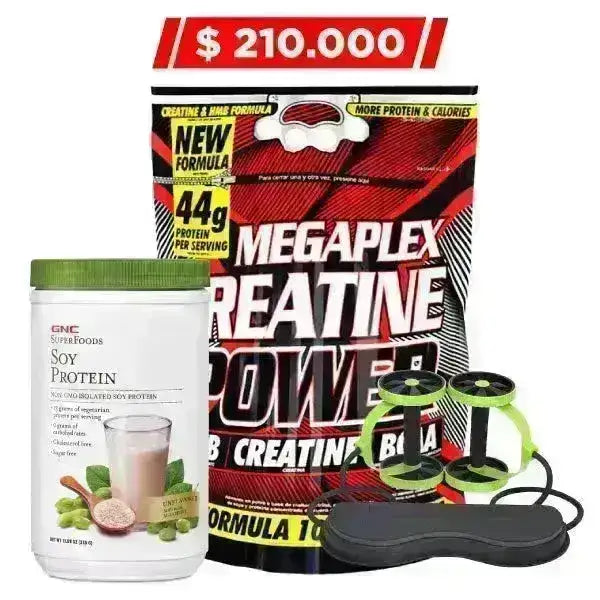 Megaplex Creatine Power 10 lb + Soy Protein 315 gr + Obsequio - Zona FIT