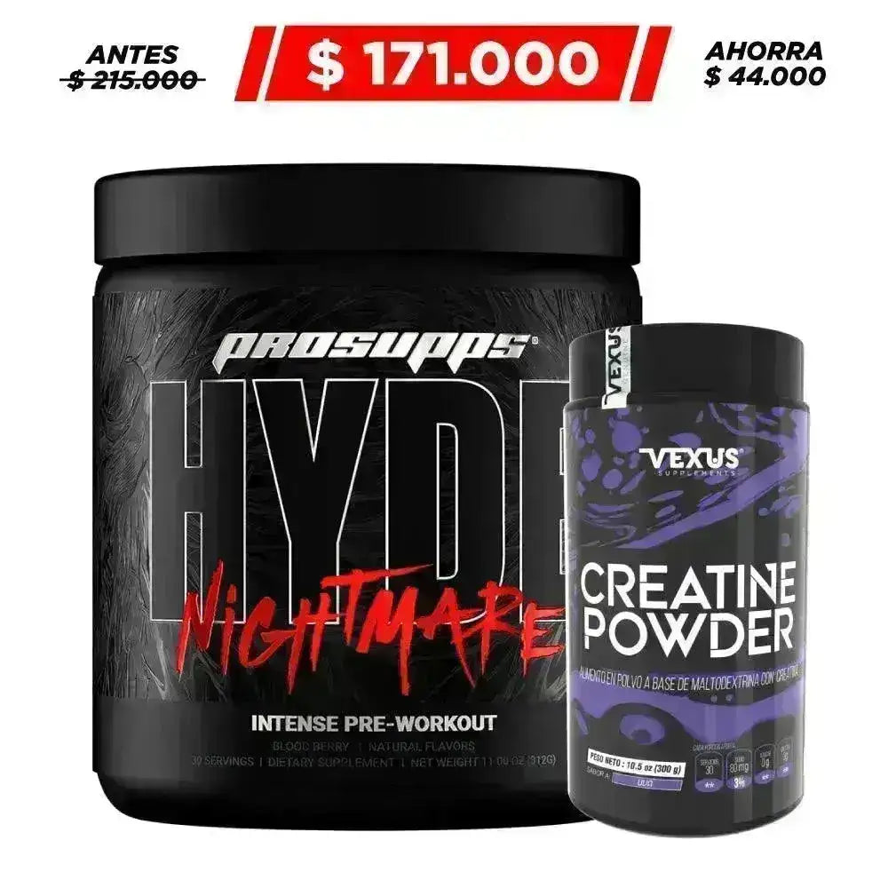 Creatine 300 gr + HYDE Nigthmare 30 serv - Zona FIT