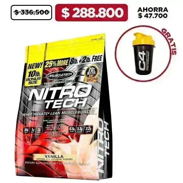 NitroTech 10 lb + Obsequio - Zona FIT
