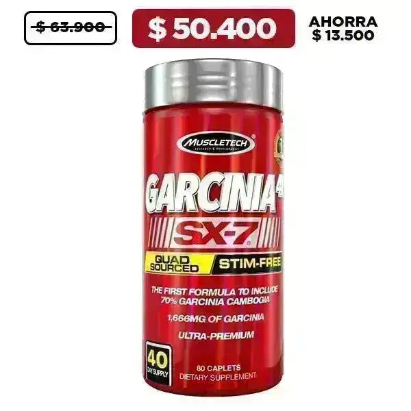 Oferta Garcinia SX7 80 caplets - Zona FIT