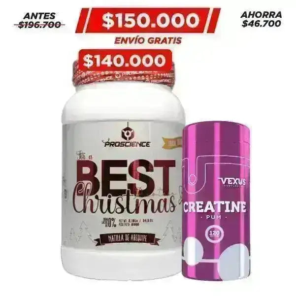 Best Christmas 2 lb + Creatine HCL 120 caps - Zona FIT
