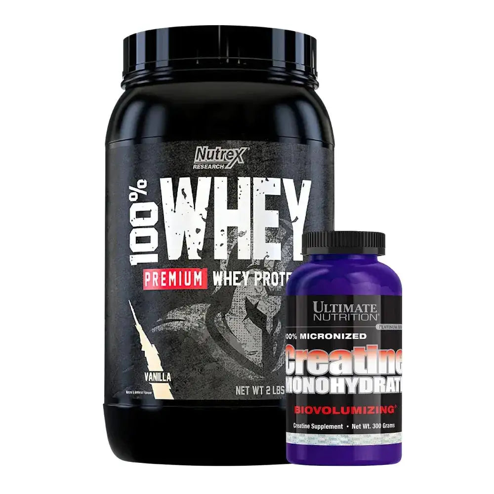 100% Whey Premium 2 lb + Creatine 60 serv - Zona FIT