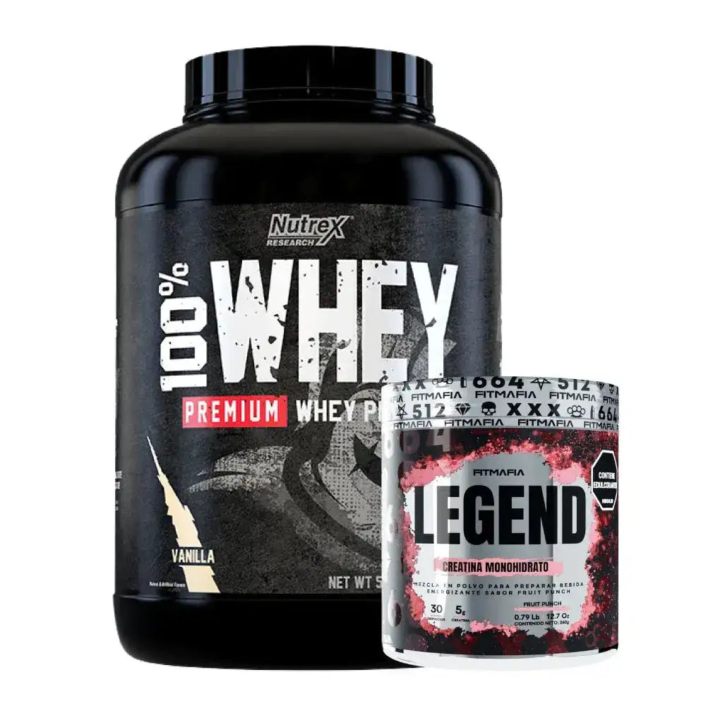 100% Whey Premium 5 lb + Creatine 30 serv - Zona FIT