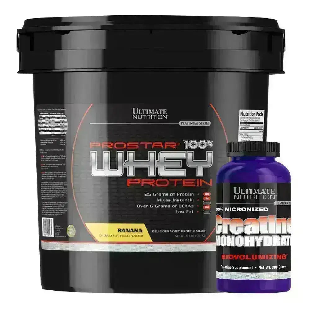 Prostar Whey 10 lb + Creatine Ultimate 300 gr - Zona FIT