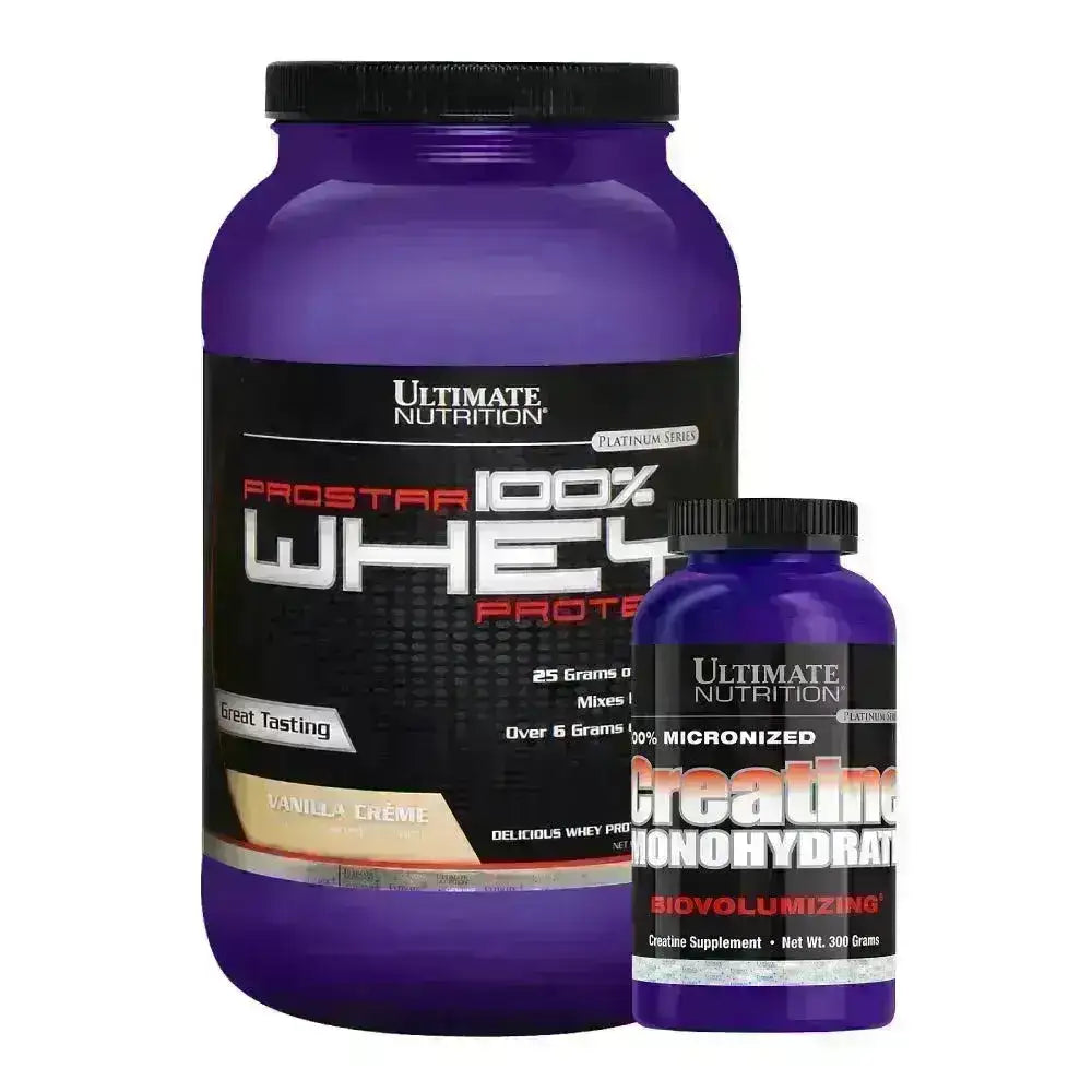 Prostar Whey 2 lb + Creatine Ultimate 300 gr - Zona FIT