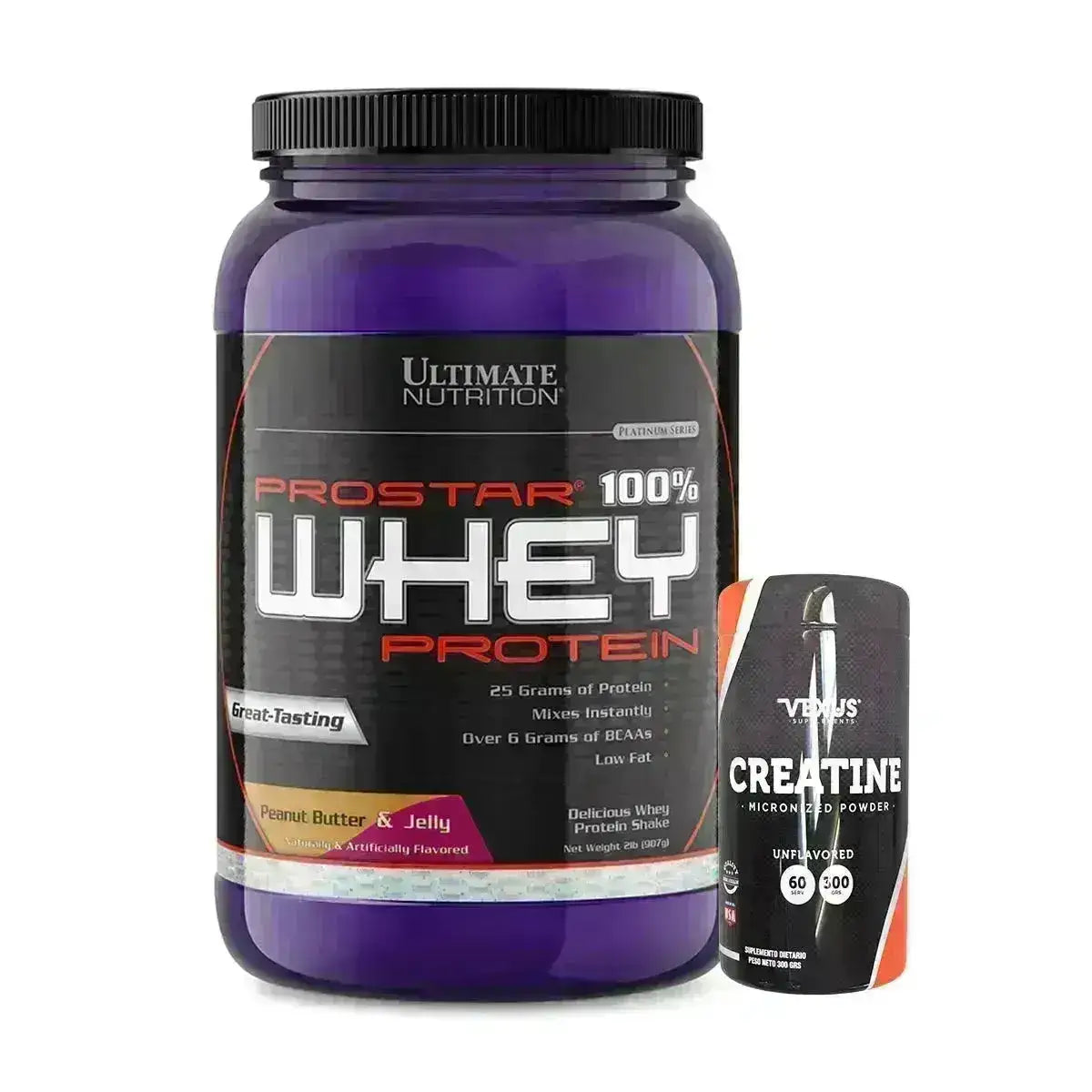 Prostar Whey 2 lb + Creatine 300 gr - Zona FIT