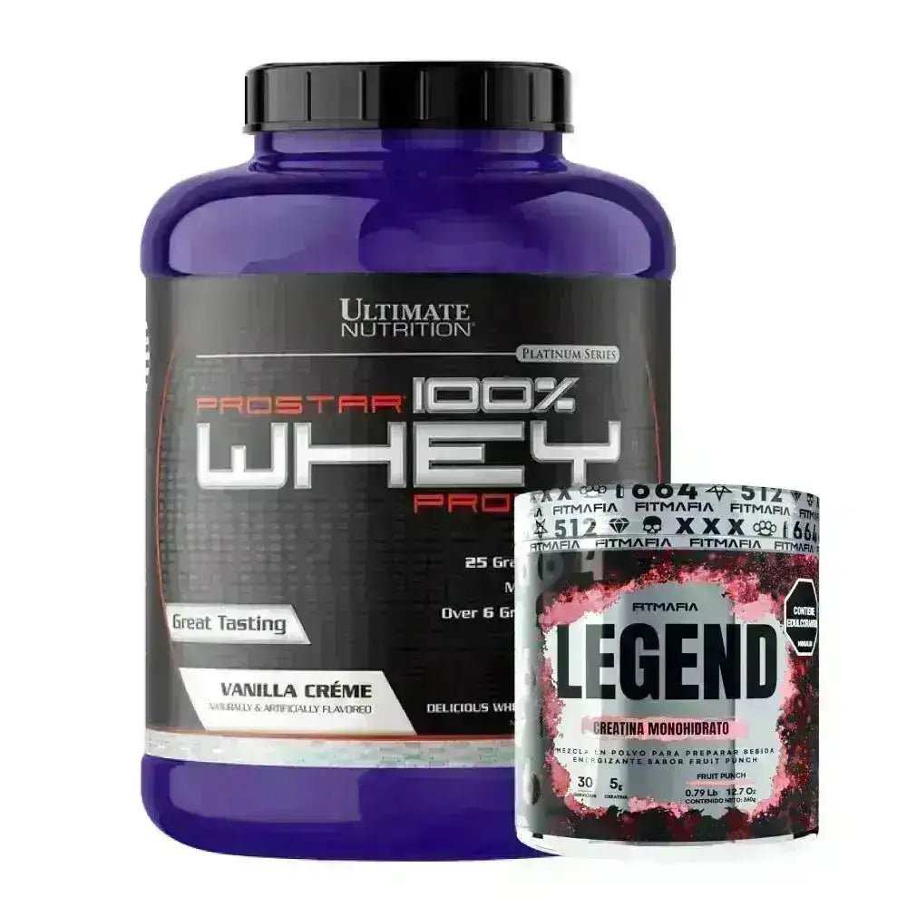 Prostar Whey 5 lb + Creatine 30 serv - Zona FIT