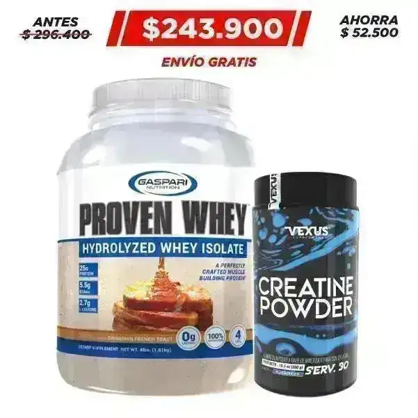 Proven Whey 4 lb + Creatine 300 gr - Zona FIT