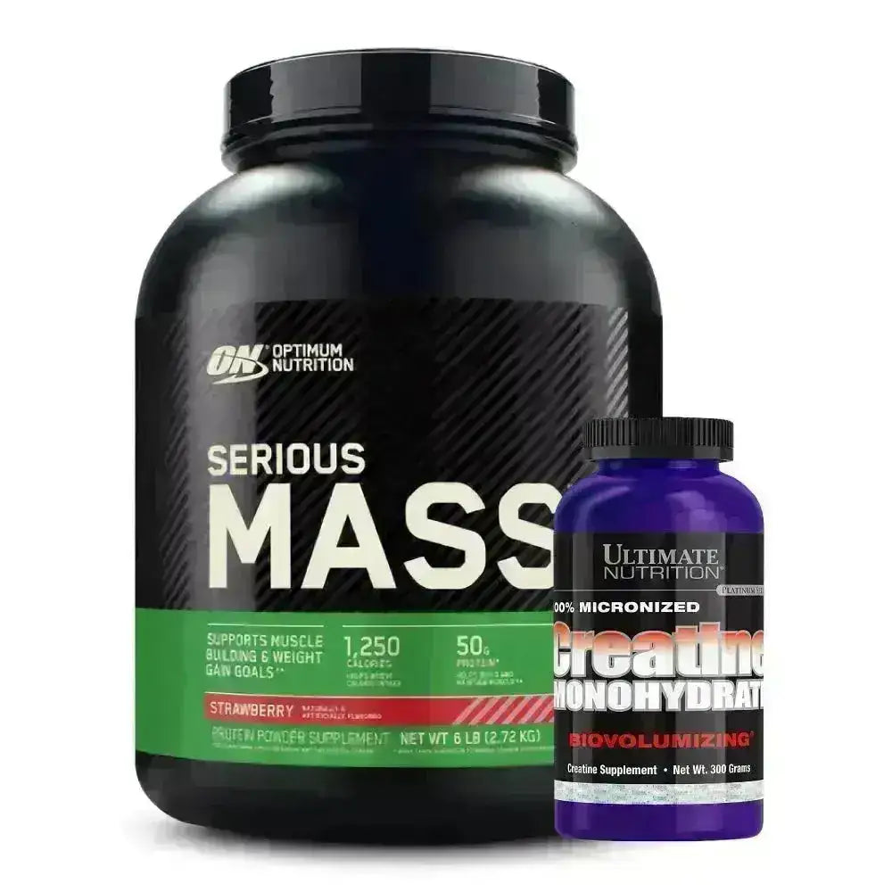 Serious Mass 6 lb + Creatine 60 serv - Zona FIT
