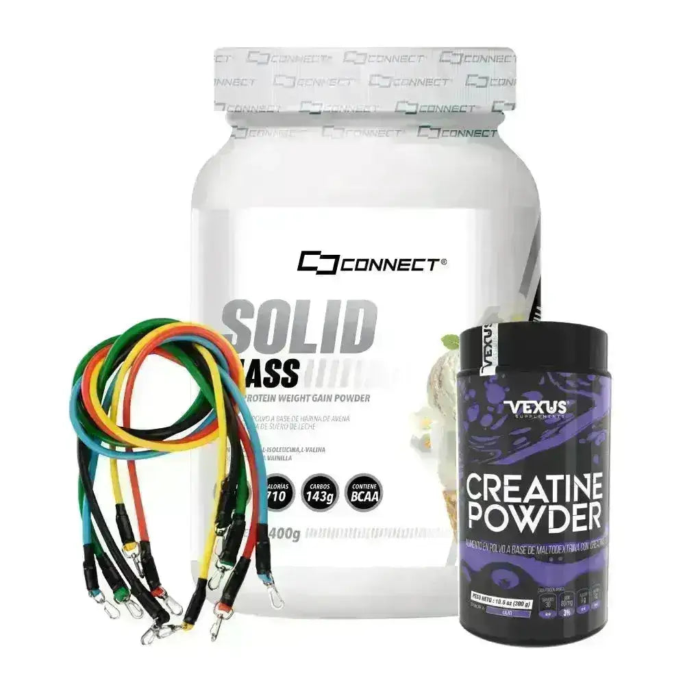 Solid Mass 1400 gr + Creatine Powder 30 serv - Zona FIT