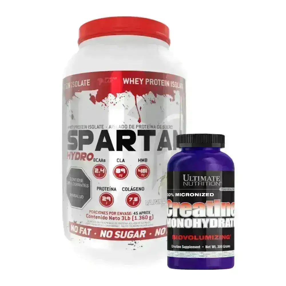 Spartan Hydro 3 lb + Creatine 60 serv - Zona FIT