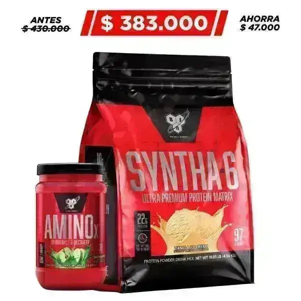 Syntha 6 10 lb + Amino X 30 serv - Zona FIT