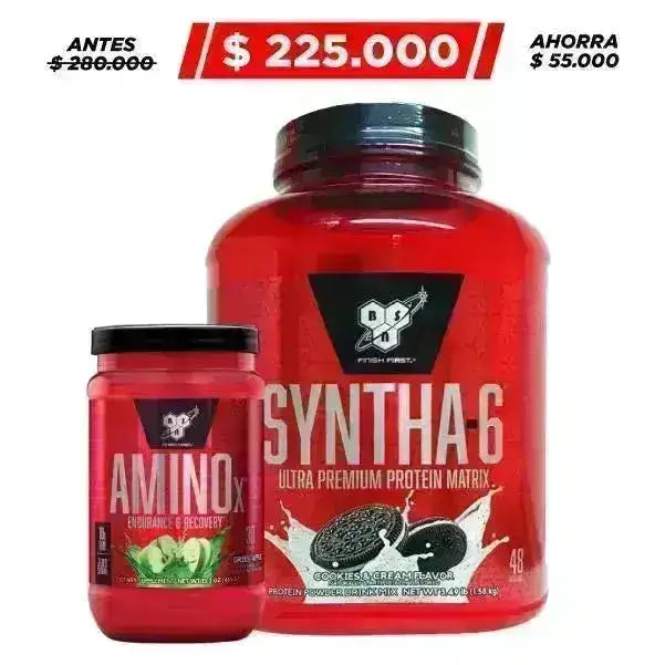 Syntha 6 48 serv + Amino X 30 Serv - Zona FIT