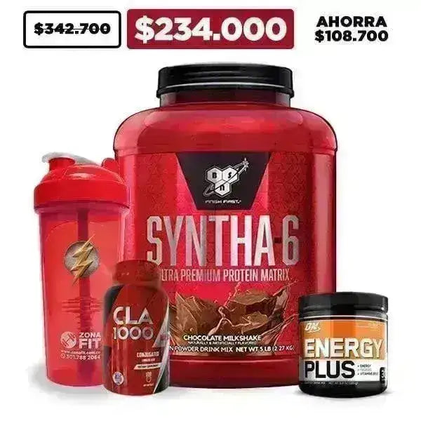 Syntha 6 5 lb + Energy Plus + CLA + Shaker - Zona FIT