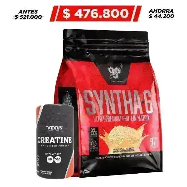 Syntha-6® 10 lb + Creatine 300 gr - Zona FIT