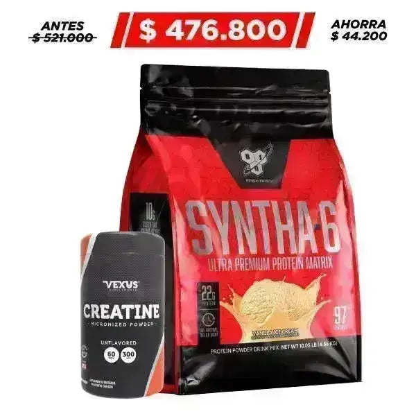 Syntha-6® 10 lb + Creatine 300 gr - Zona FIT