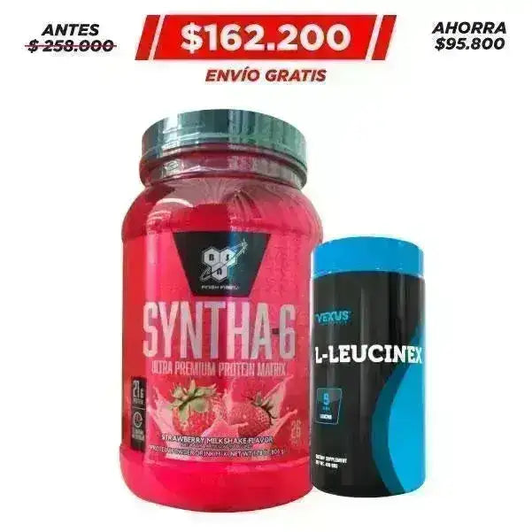Syntha-6® 26 serv + L-Leucinex 400 gr - Zona FIT