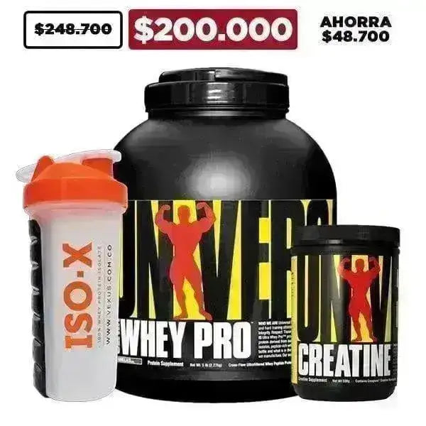 Ultra Whey Pro 5 lb + Creatine 500 gr + Shaker - Zona FIT