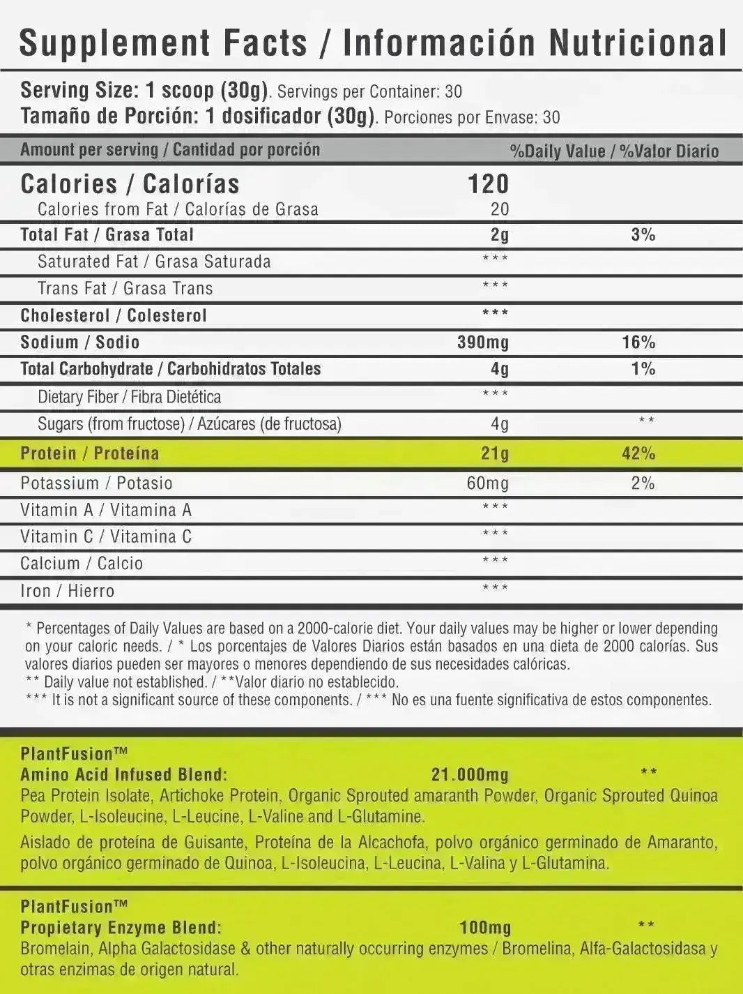 Vegan Protein Healthy Sports - Zona FIT